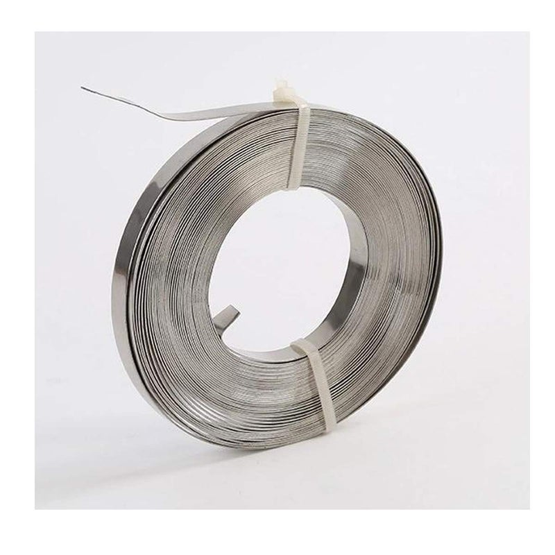 VOTOER 3/4" Width 304 Stainless Steel Banding Strapping Band Strap Tools for Strapping 0.03" Thick Coil, 100 Feet Roll, in Blue Tote - Image 2